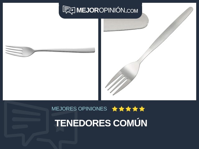 Tenedores Común