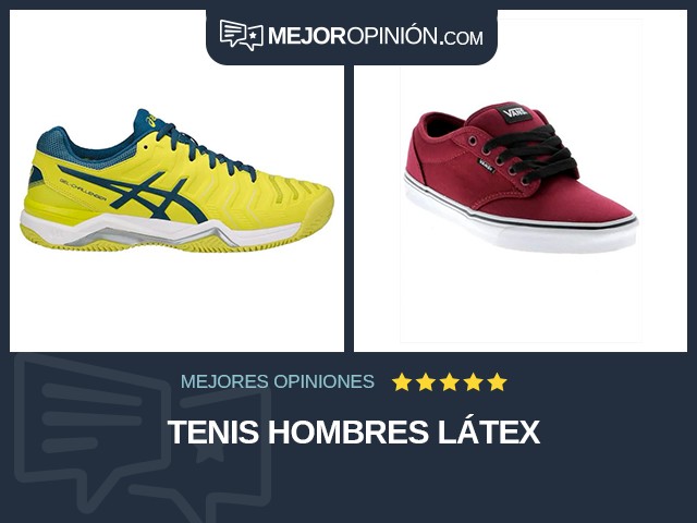 Tenis Hombres Látex