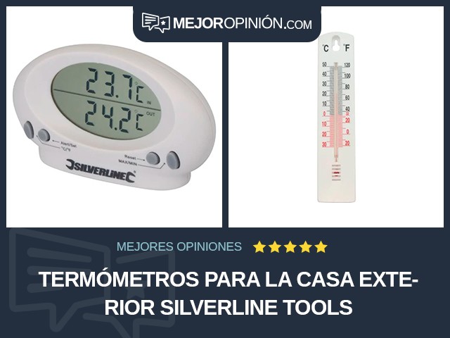 Termómetros para la casa Exterior Silverline Tools