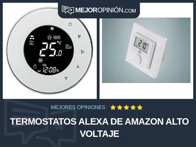 Termostatos Alexa de Amazon Alto voltaje