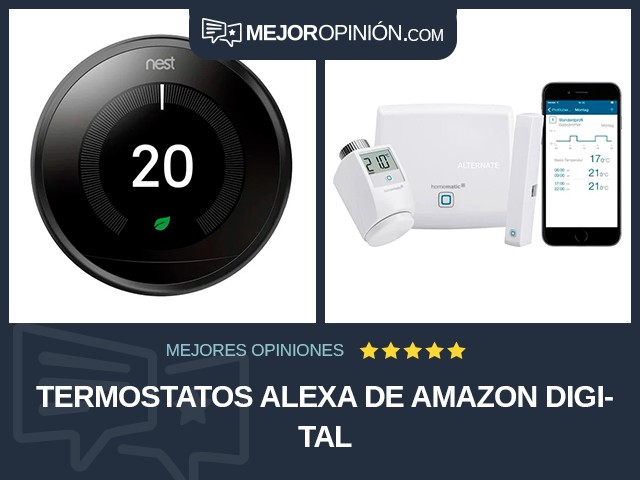 Termostatos Alexa de Amazon Digital