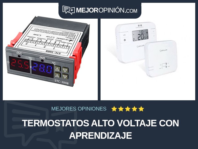 Termostatos Alto voltaje Con aprendizaje