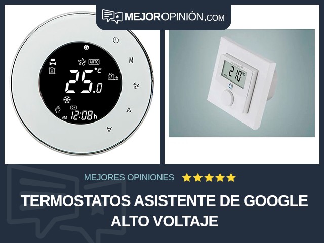 Termostatos Asistente de Google Alto voltaje