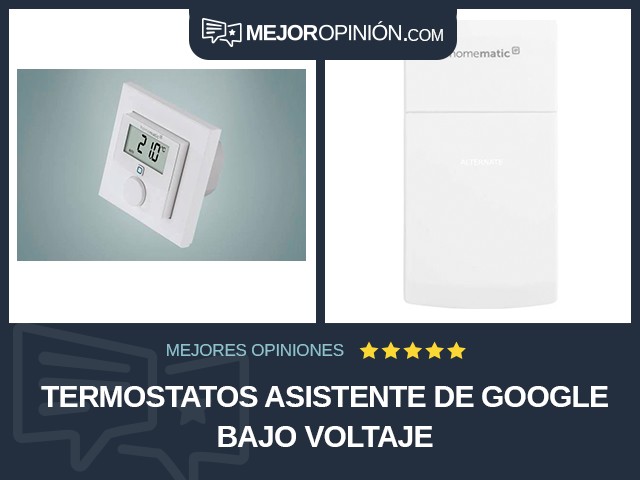 Termostatos Asistente de Google Bajo voltaje