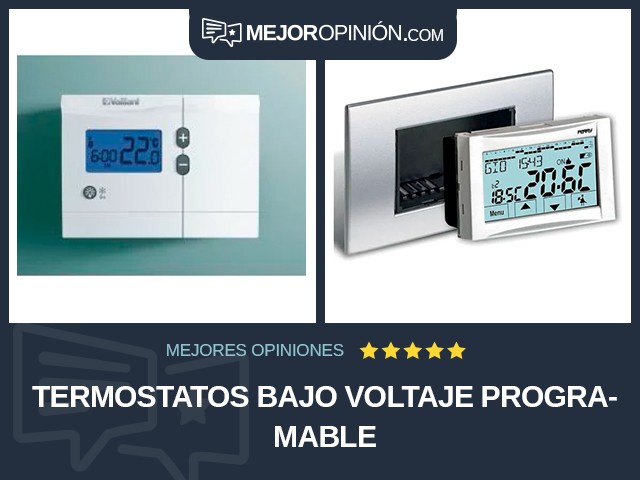 Termostatos Bajo voltaje Programable