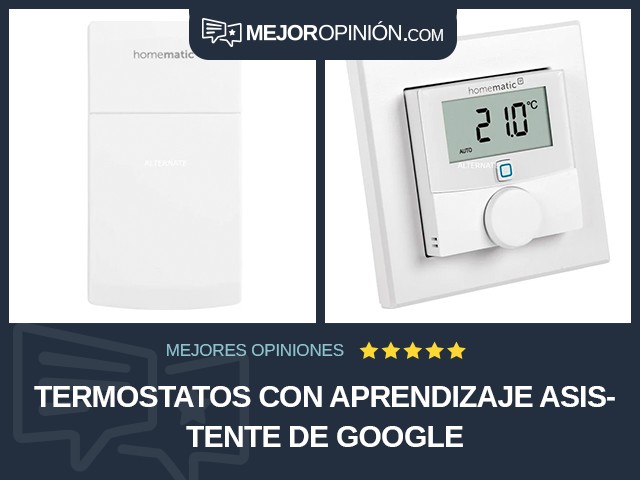 Termostatos Con aprendizaje Asistente de Google