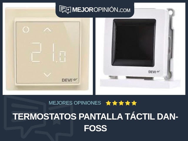 Termostatos Pantalla táctil Danfoss