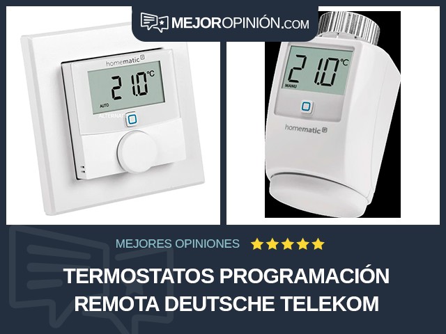 Termostatos Programación remota Deutsche Telekom