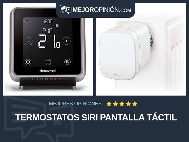 Termostatos Siri Pantalla táctil