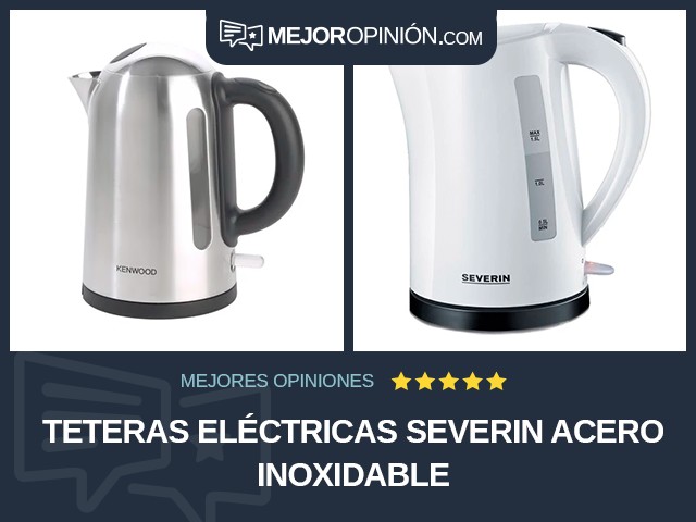 Teteras eléctricas SEVERIN Acero inoxidable