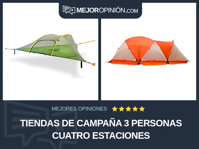 Tiendas de campaña 3 personas Cuatro estaciones