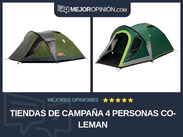 Tiendas de campaña 4 personas Coleman