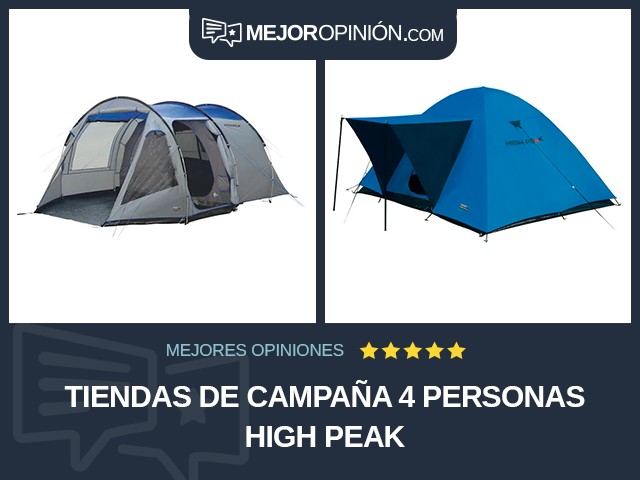 Tiendas de campaña 4 personas High Peak