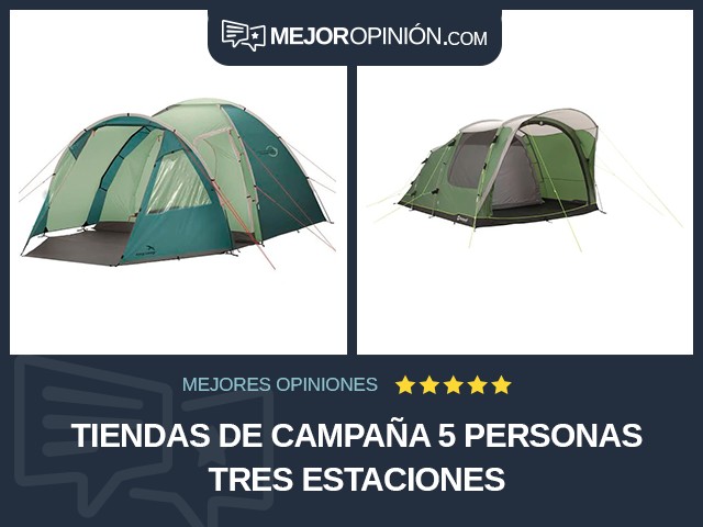 Tiendas de campaña 5 personas Tres estaciones