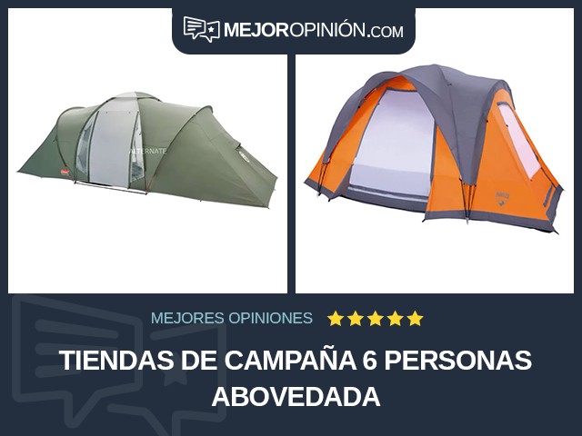 Tiendas de campaña 6 personas Abovedada