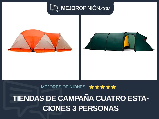 Tiendas de campaña Cuatro estaciones 3 personas