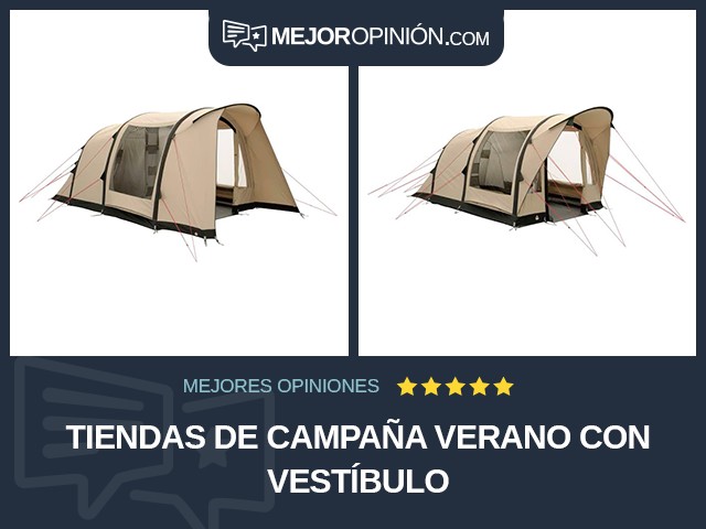 Tiendas de campaña Verano Con vestíbulo