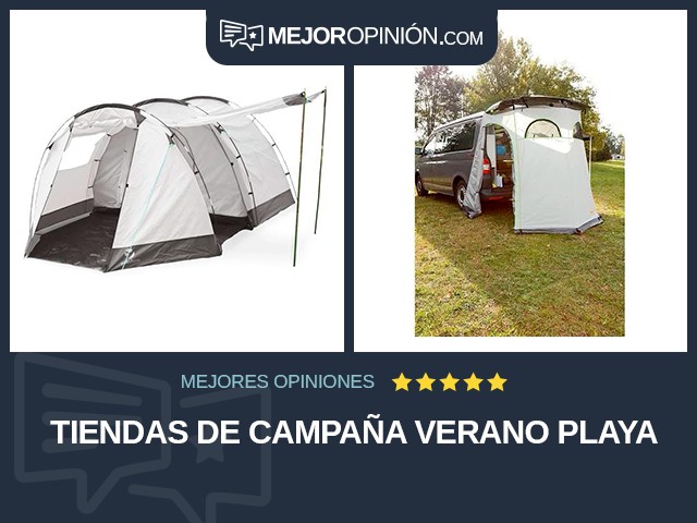 Tiendas de campaña Verano Playa