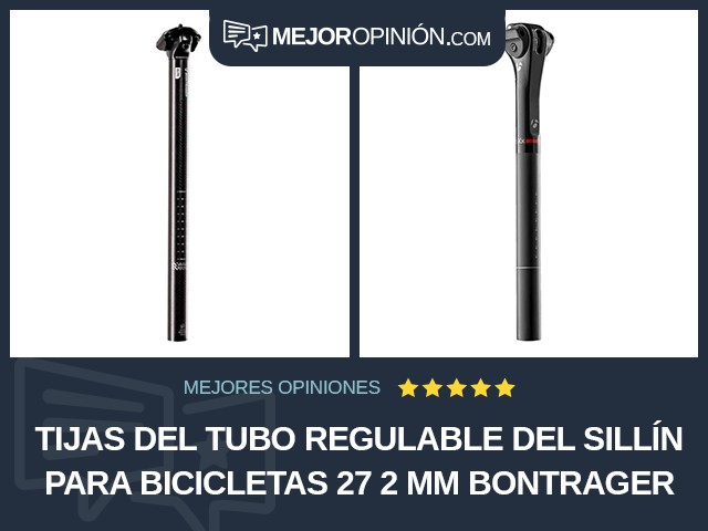 Tijas del tubo regulable del sillín para bicicletas 27 2 mm Bontrager