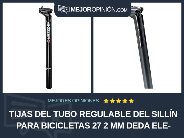 Tijas del tubo regulable del sillín para bicicletas 27 2 mm Deda Elementi