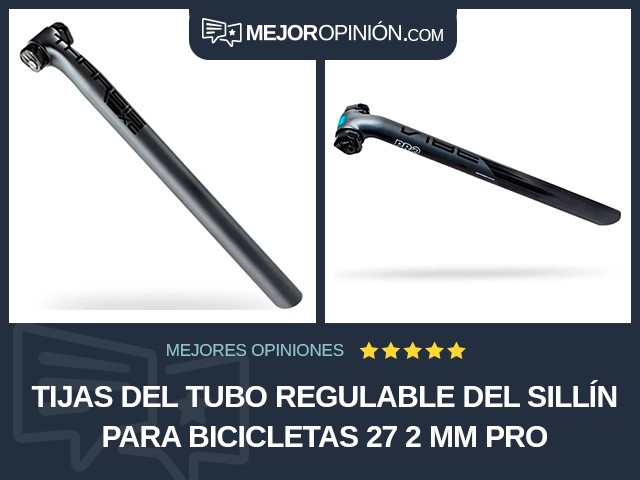 Tijas del tubo regulable del sillín para bicicletas 27 2 mm PRO