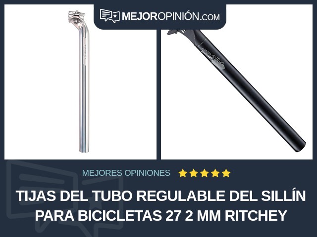 Tijas del tubo regulable del sillín para bicicletas 27 2 mm Ritchey