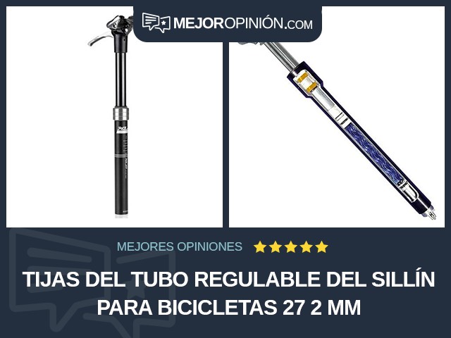 Tijas del tubo regulable del sillín para bicicletas 27 2 mm