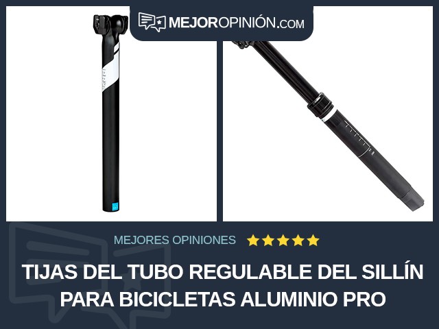 Tijas del tubo regulable del sillín para bicicletas Aluminio PRO