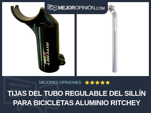 Tijas del tubo regulable del sillín para bicicletas Aluminio Ritchey