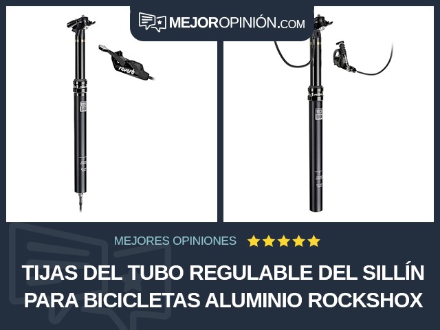 Tijas del tubo regulable del sillín para bicicletas Aluminio RockShox