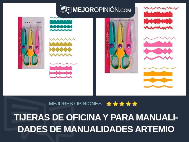 Tijeras de oficina y para manualidades De manualidades Artemio