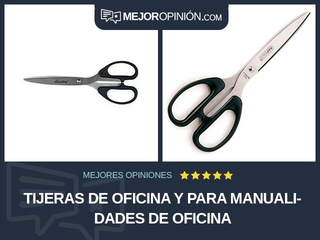 Tijeras de oficina y para manualidades De oficina