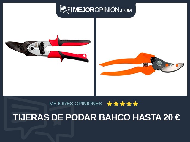 Tijeras de podar Bahco Hasta 20 €