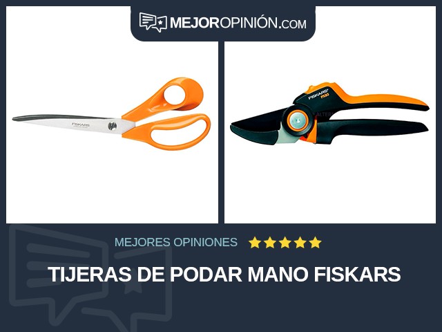 Tijeras de podar Mano Fiskars