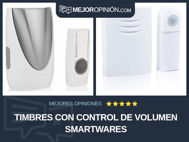 Timbres Con control de volumen Smartwares