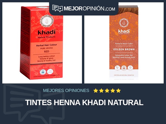 Tintes Henna Khadi Natural