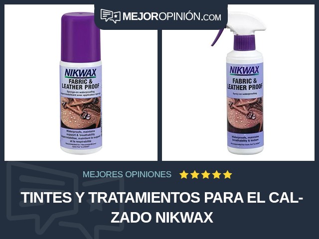 Tintes y tratamientos para el calzado Nikwax