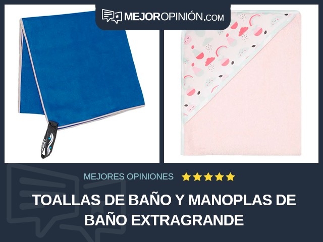 Toallas de baño y manoplas De baño Extragrande