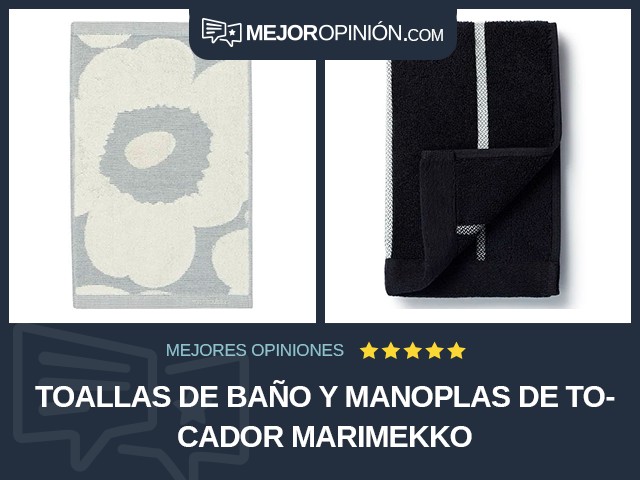 Toallas de baño y manoplas De tocador Marimekko