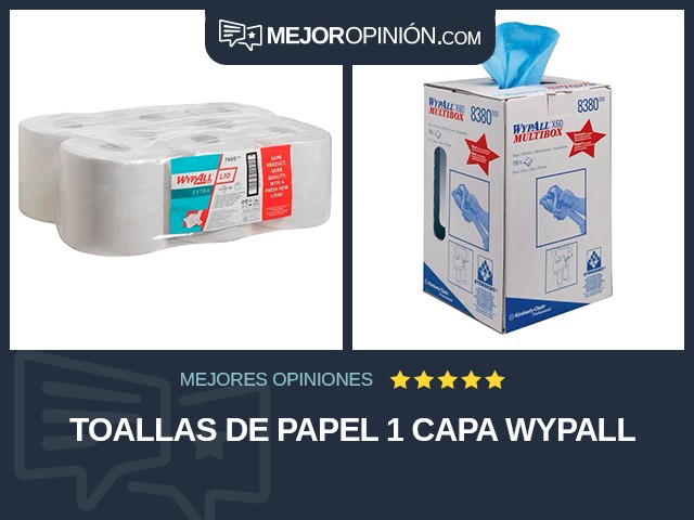 Toallas de papel 1 capa Wypall