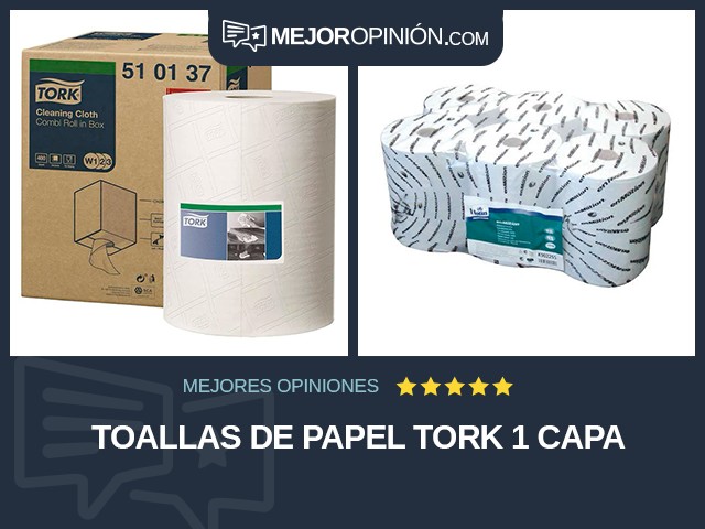 Toallas de papel Tork 1 capa