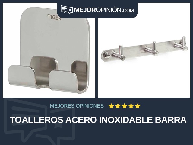 Toalleros Acero inoxidable Barra