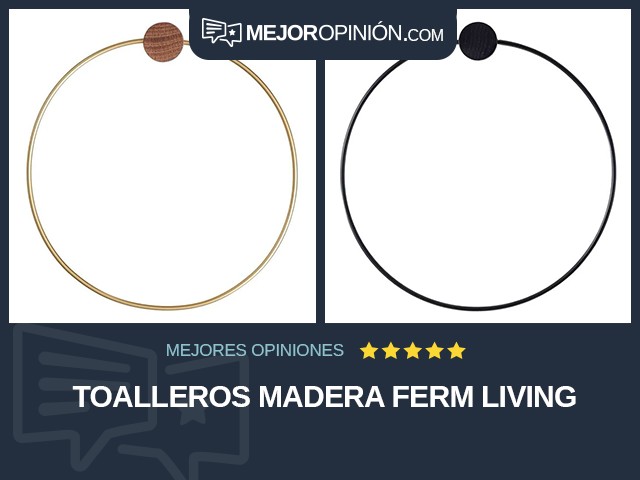 Toalleros Madera ferm LIVING