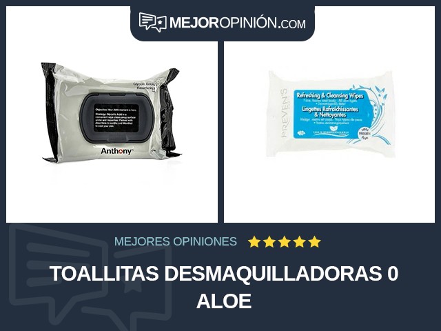 Toallitas desmaquilladoras 0 Aloe