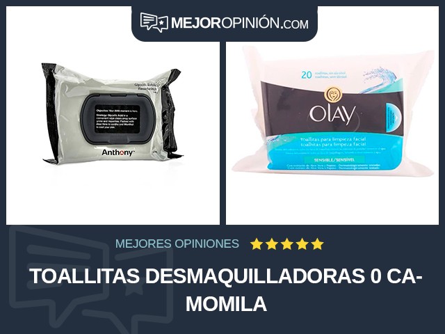 Toallitas desmaquilladoras 0 Camomila