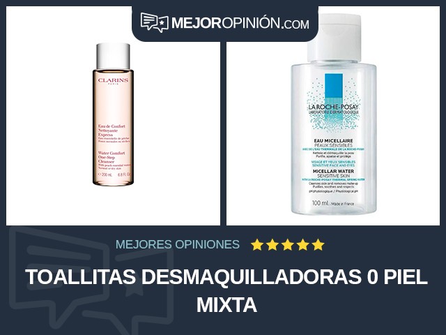 Toallitas desmaquilladoras 0 Piel mixta