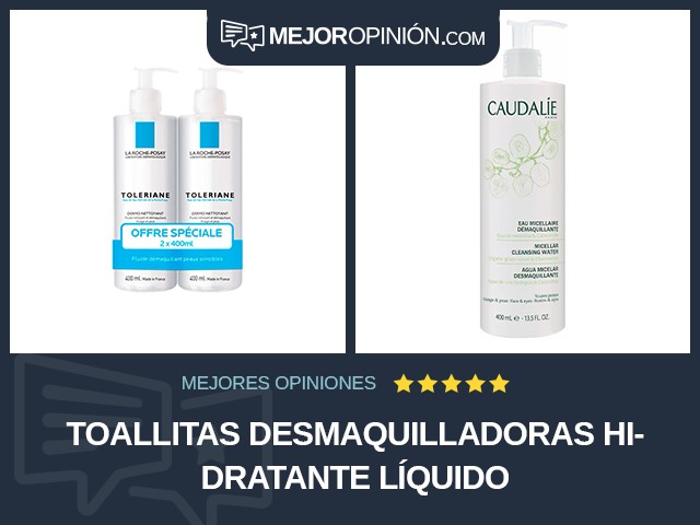 Toallitas desmaquilladoras Hidratante Líquido