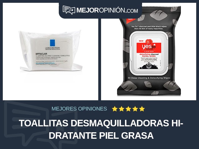 Toallitas desmaquilladoras Hidratante Piel grasa