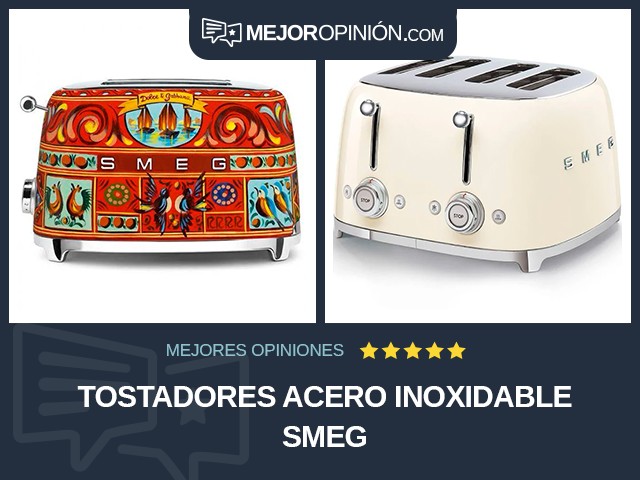 Tostadores Acero inoxidable Smeg