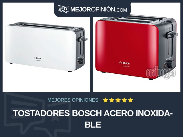 Tostadores Bosch Acero inoxidable